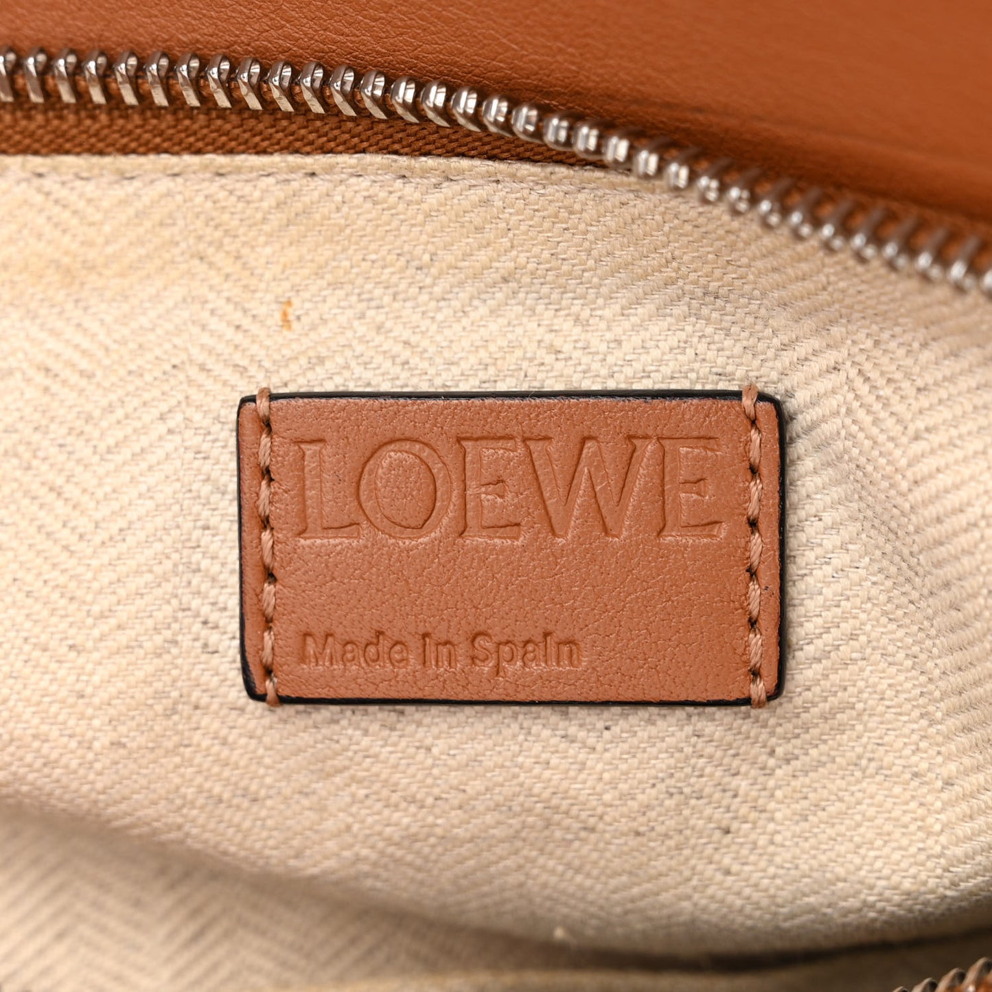 Calfskin Small Puzzle Bag Tan
