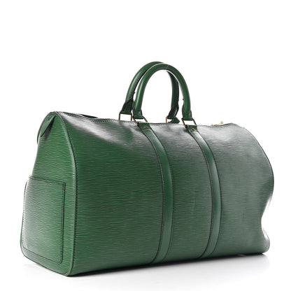 Louis Vuitton Epi Keepall 45 Borneo 3 of 17
