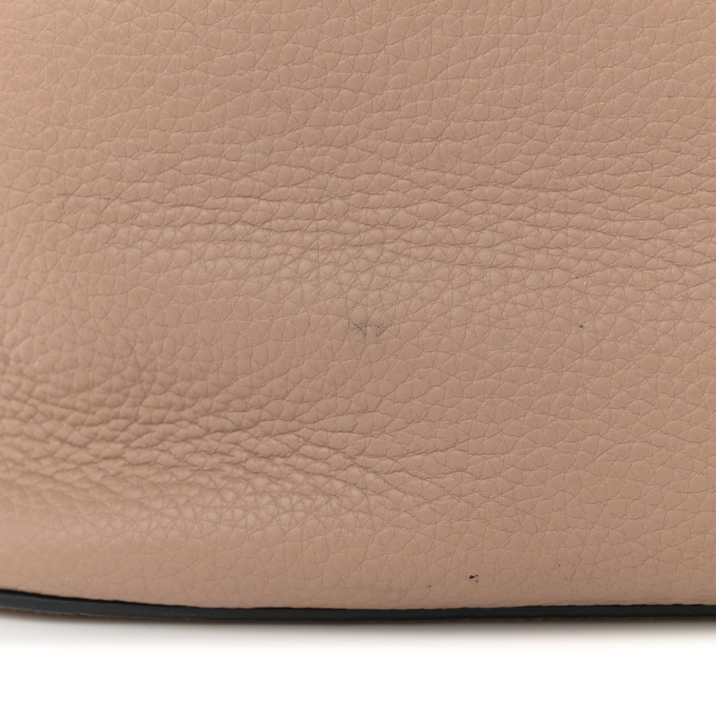 Vitello Phenix Embossed Logo Shoulder Bag Cammeo