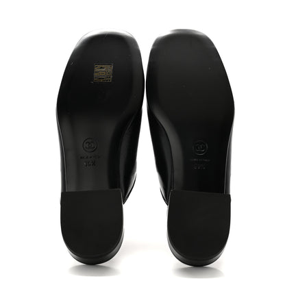 Chanel Shiny Calfskin Crystal CC Mules 39.5 Black 5 of 10