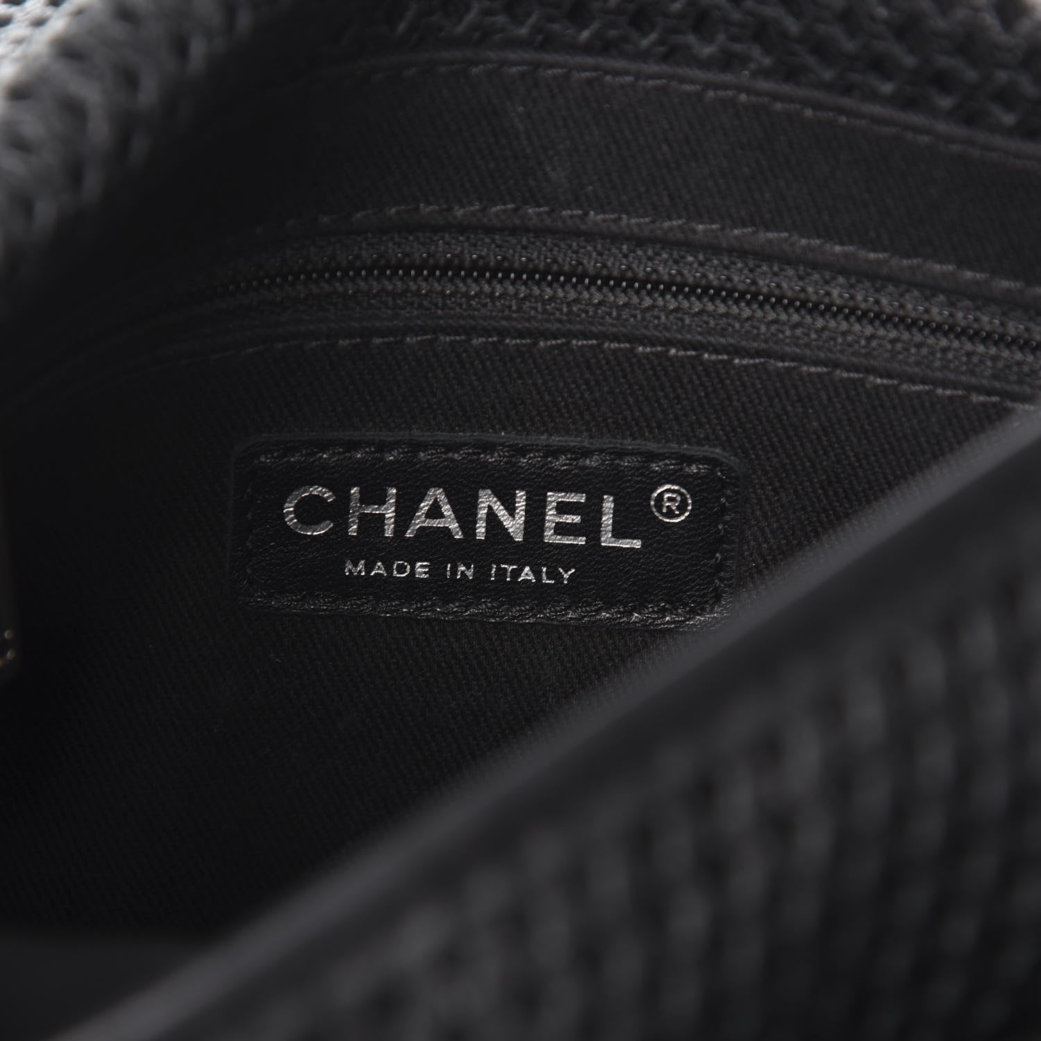 Chanel Metallic Perforated Calfskin Small Up In The Air Flap Black 10 of 18