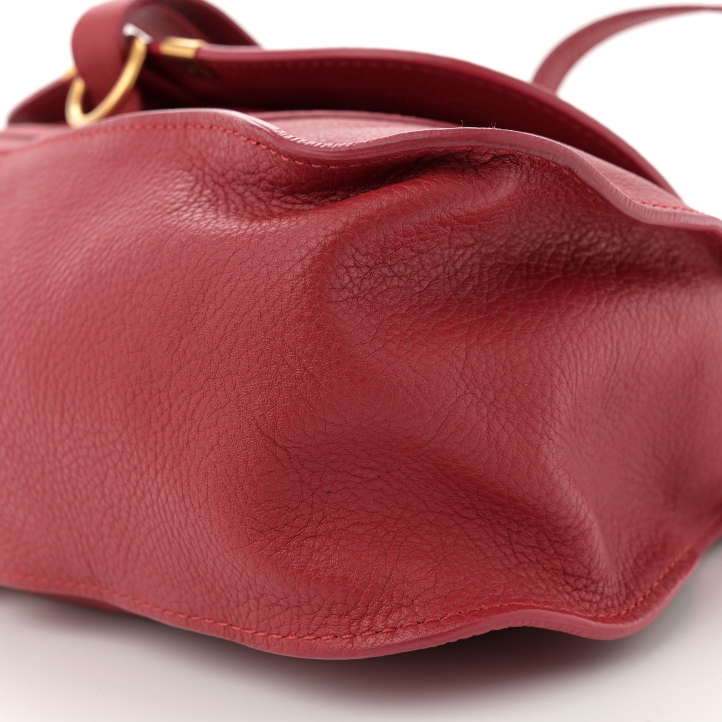 Calfskin Medium Marcie Satchel Red