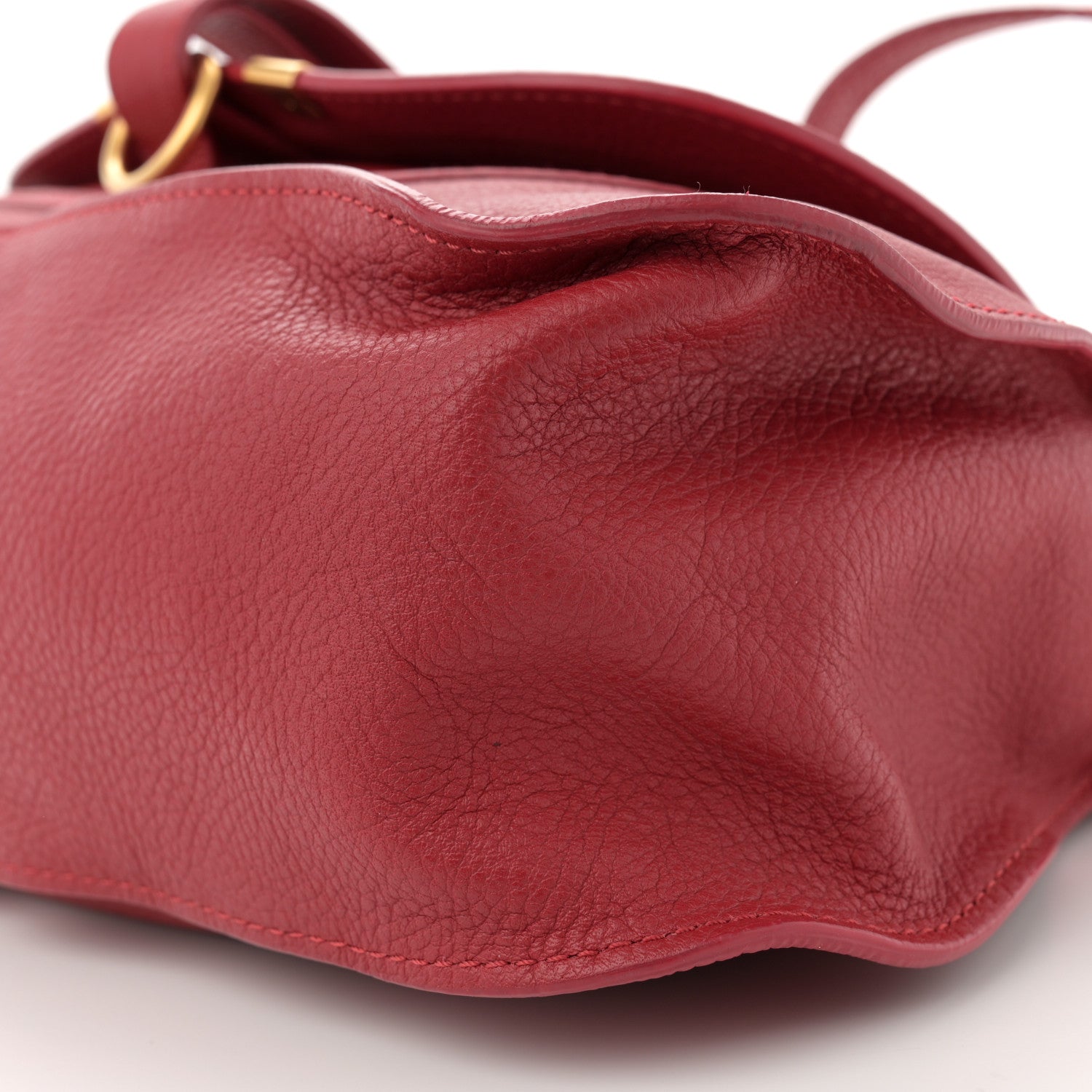 Chloe Calfskin Medium Marcie Satchel Red 10 of 12