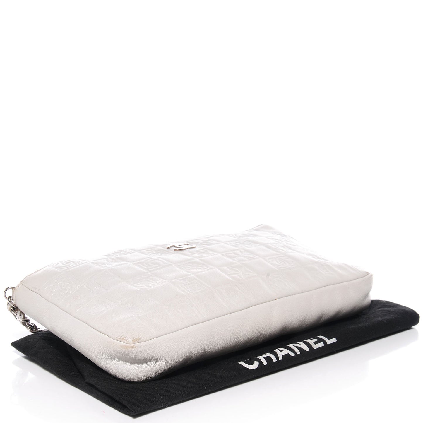 Lambskin Precious Symbols Pochette White