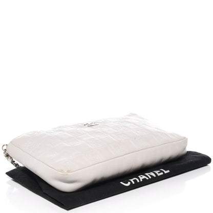 Chanel Lambskin Precious Symbols Pochette White 4 of 7