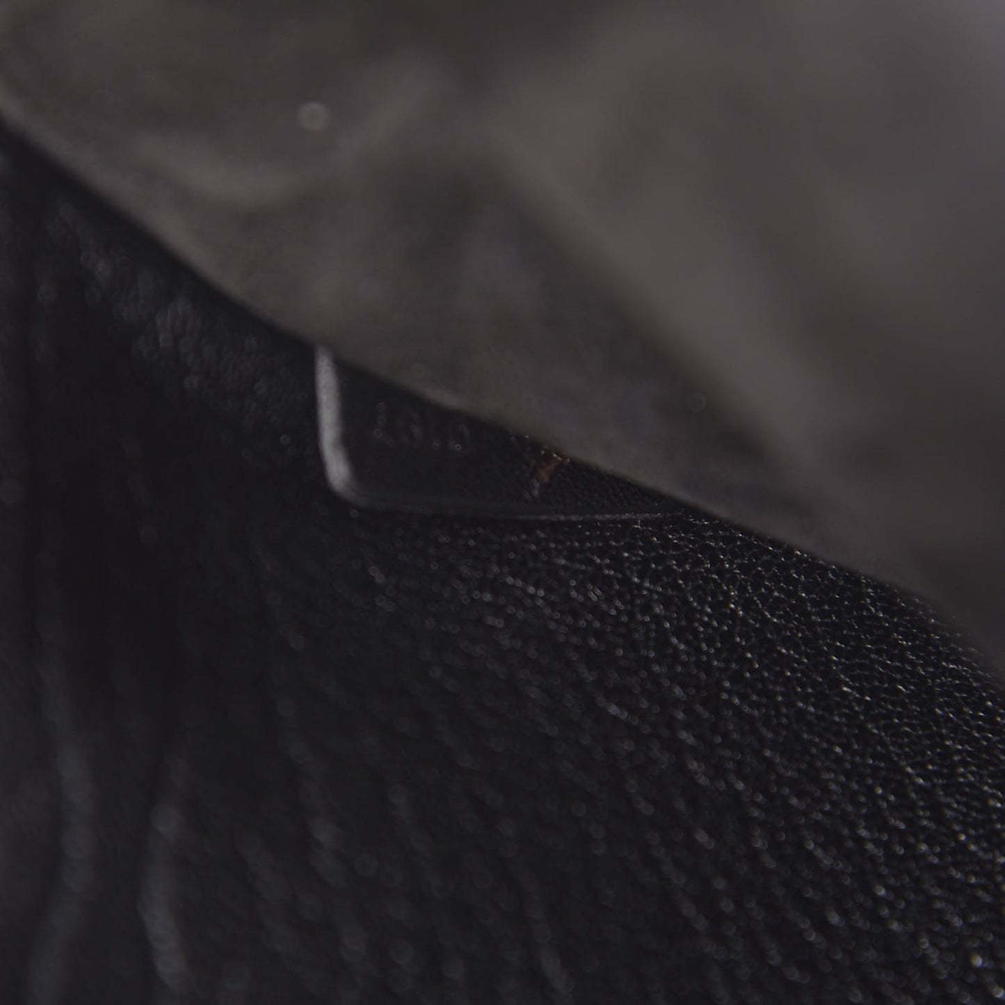 Canyon Grained Lambskin J'Adior Chain Flap Bag Black