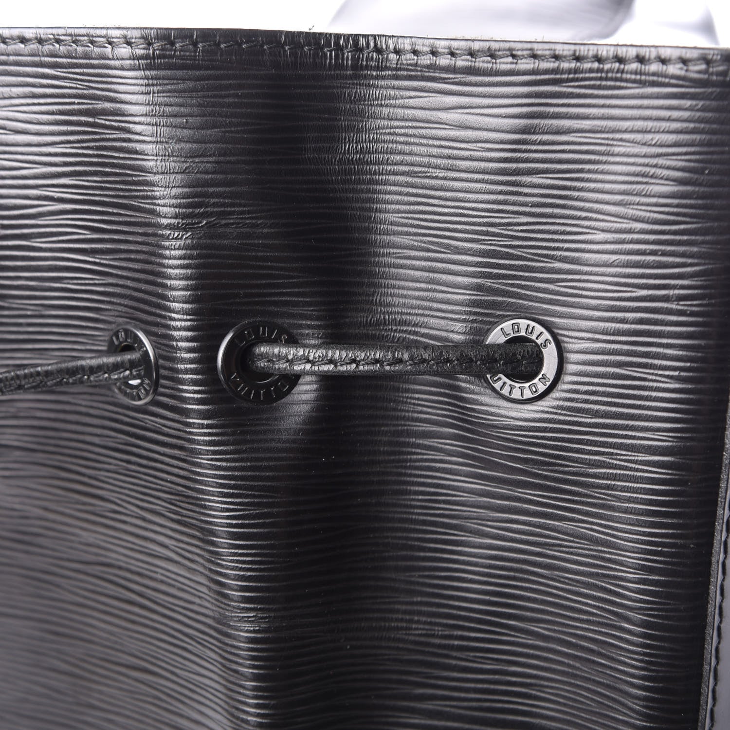 Louis Vuitton Epi Sac D'Epaule GM Black 14 of 17