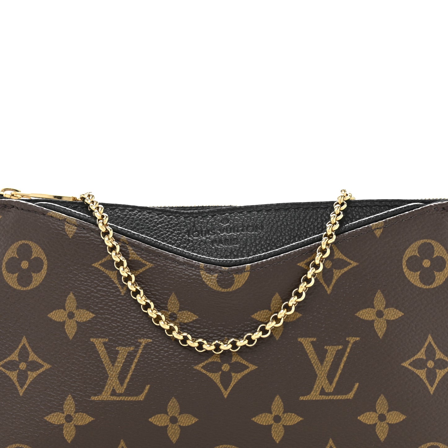 Monogram Pallas Clutch Black
