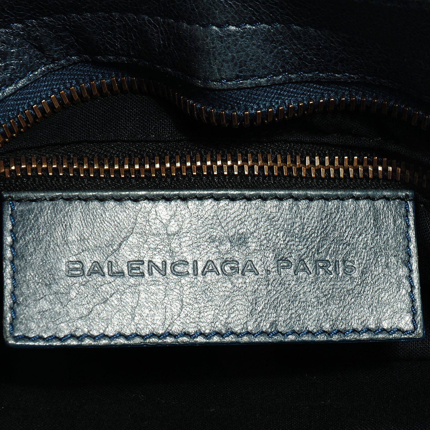 Balenciaga Agneau Perforated City Canard 8 of 10