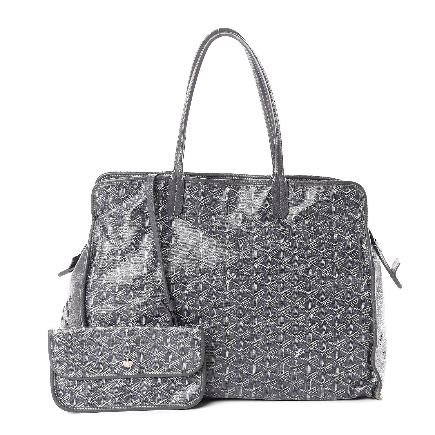 Goyard Goyardine Sac Hardy Pet Carrier PM Grey 1 of 9