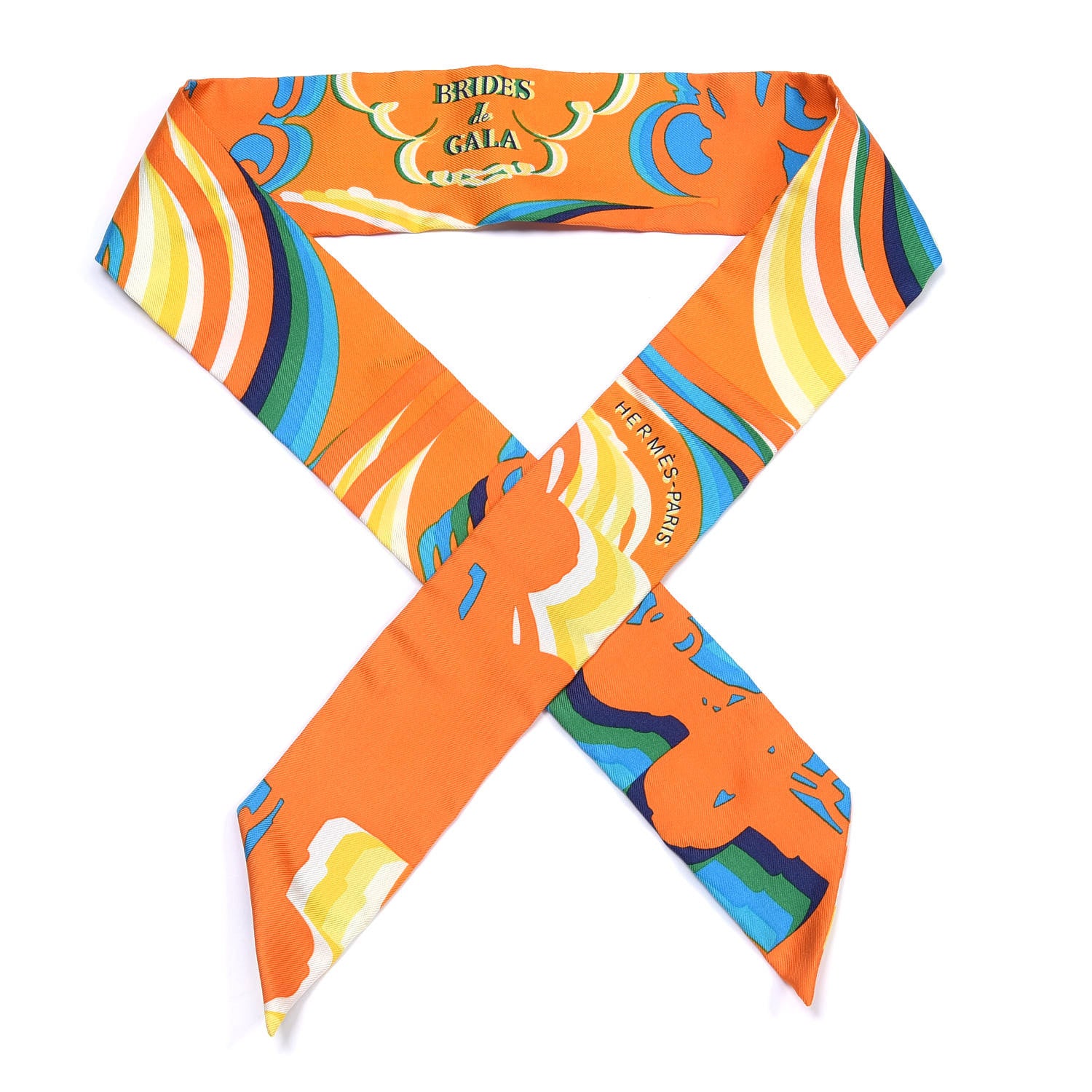 Hermes Silk Brides De Gala Shadow Twilly Multicolor 1 of 4