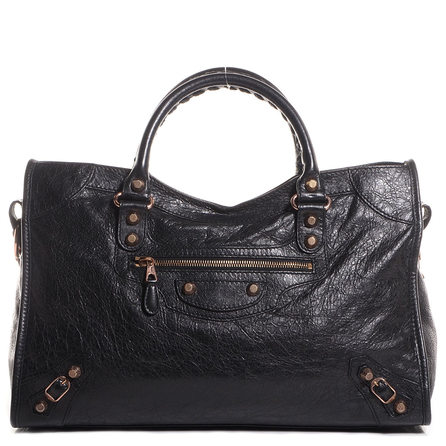 Balenciaga Agneau Giant 12 Rose Gold Hardware City Black 1 of 14