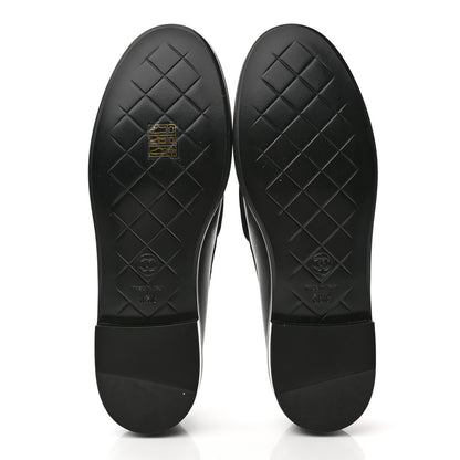 Chanel Lambskin Quilted CC Turnlock Loafers 39.5 Black 5 of 9
