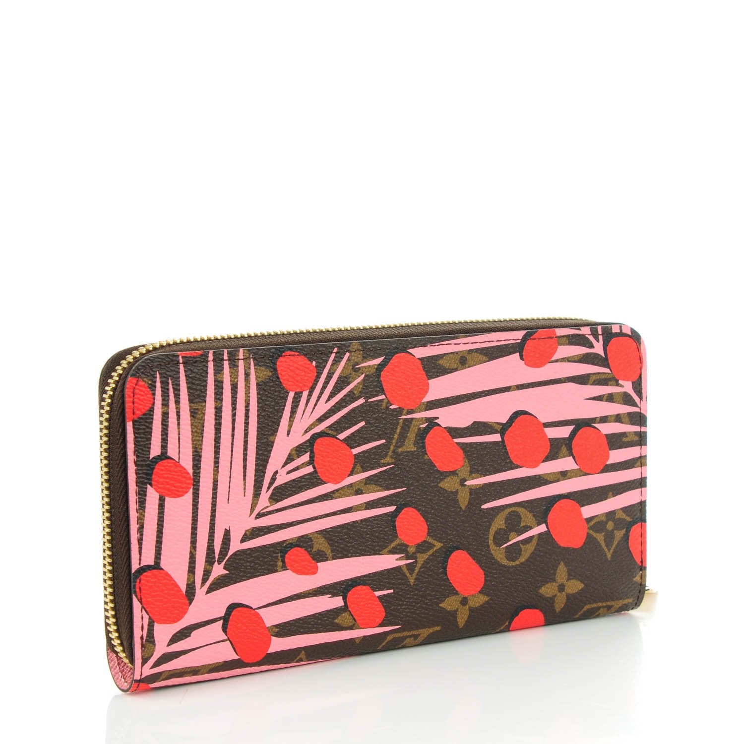 Louis Vuitton Monogram Jungle Dots Zippy Wallet Sugar Pink Poppy 3 of 7