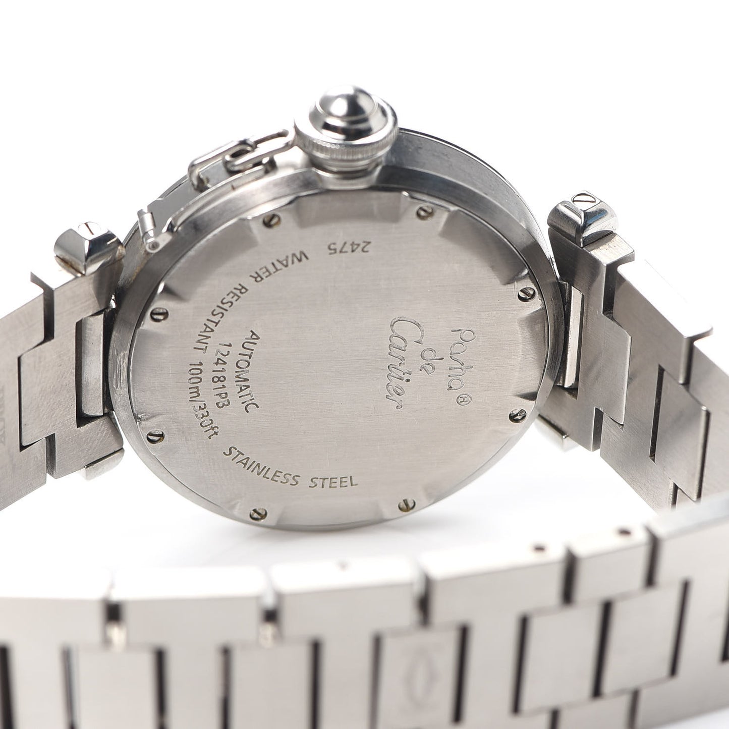 Stainless Steel 35mm Pasha C Big Date Automatic Watch Pink