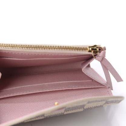 Louis Vuitton Damier Azur Rosalie Coin Purse Rose Ballerine 5 of 10