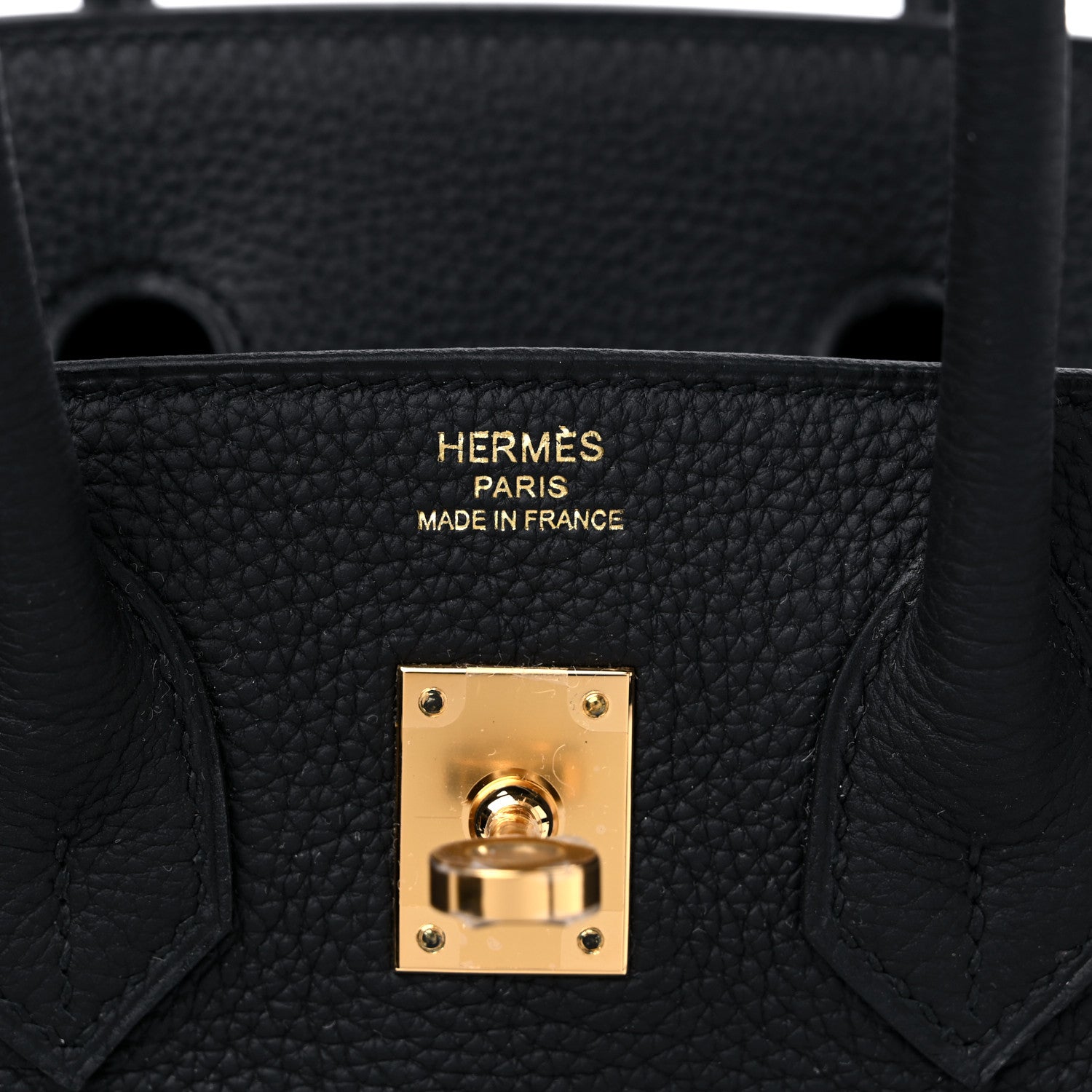 Hermes Togo Birkin 25 Black 6 of 10