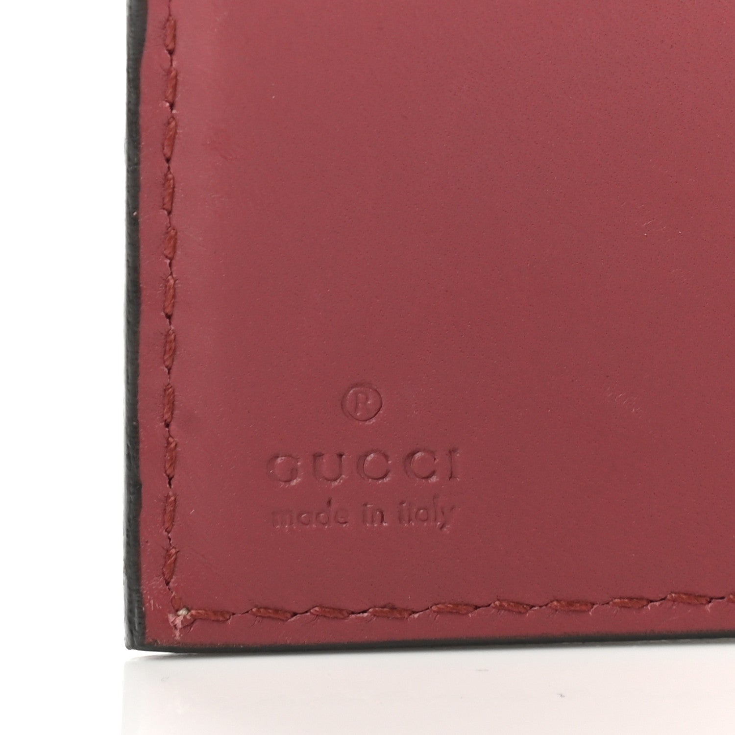 Gucci GG Supreme Monogram Blooms French Flap Wallet Beige Multicolor Dry Rose 6 of 7