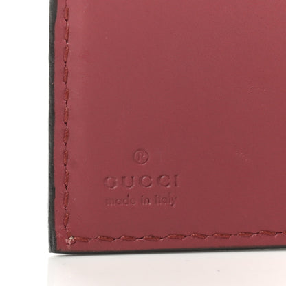 Gucci GG Supreme Monogram Blooms French Flap Wallet Beige Multicolor Dry Rose 6 of 7