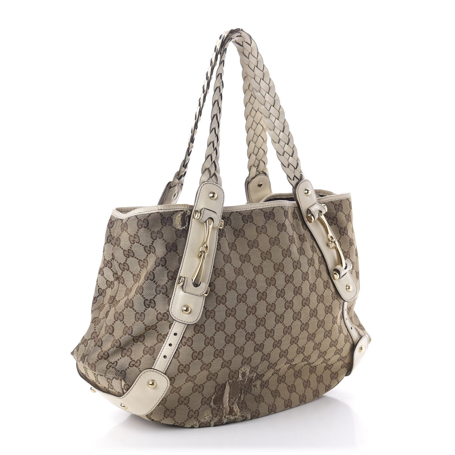 Gucci Monogram Medium Pelham Shoulder Bag Off White 3 of 12
