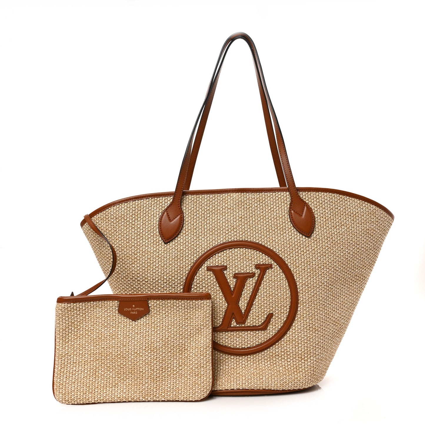 Raffia Saint Jacques Tote Caramel