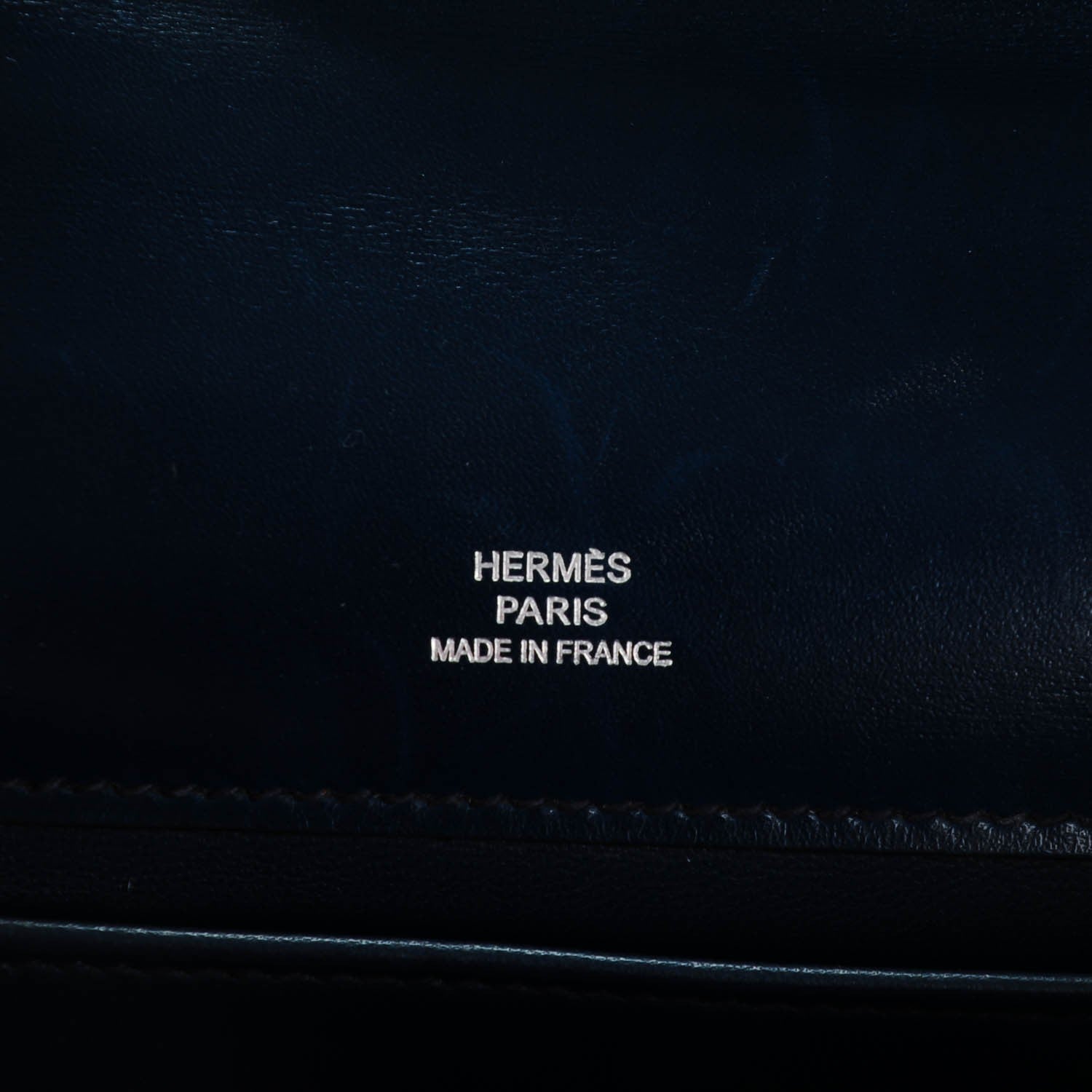Hermes Box Kelly Pochette Bleu De Prusse 5 of 17