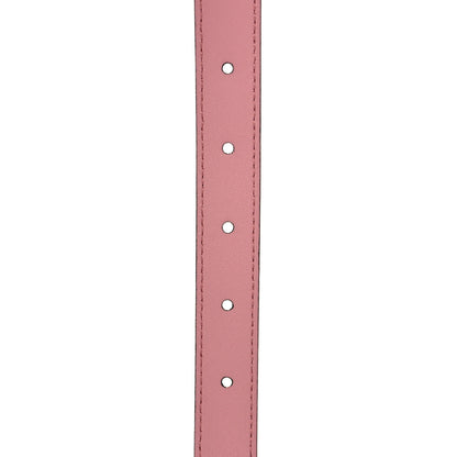 Gucci Moon Calfskin Palladium Double G 20mm Belt 75 30 Wild Rose 5 of 6