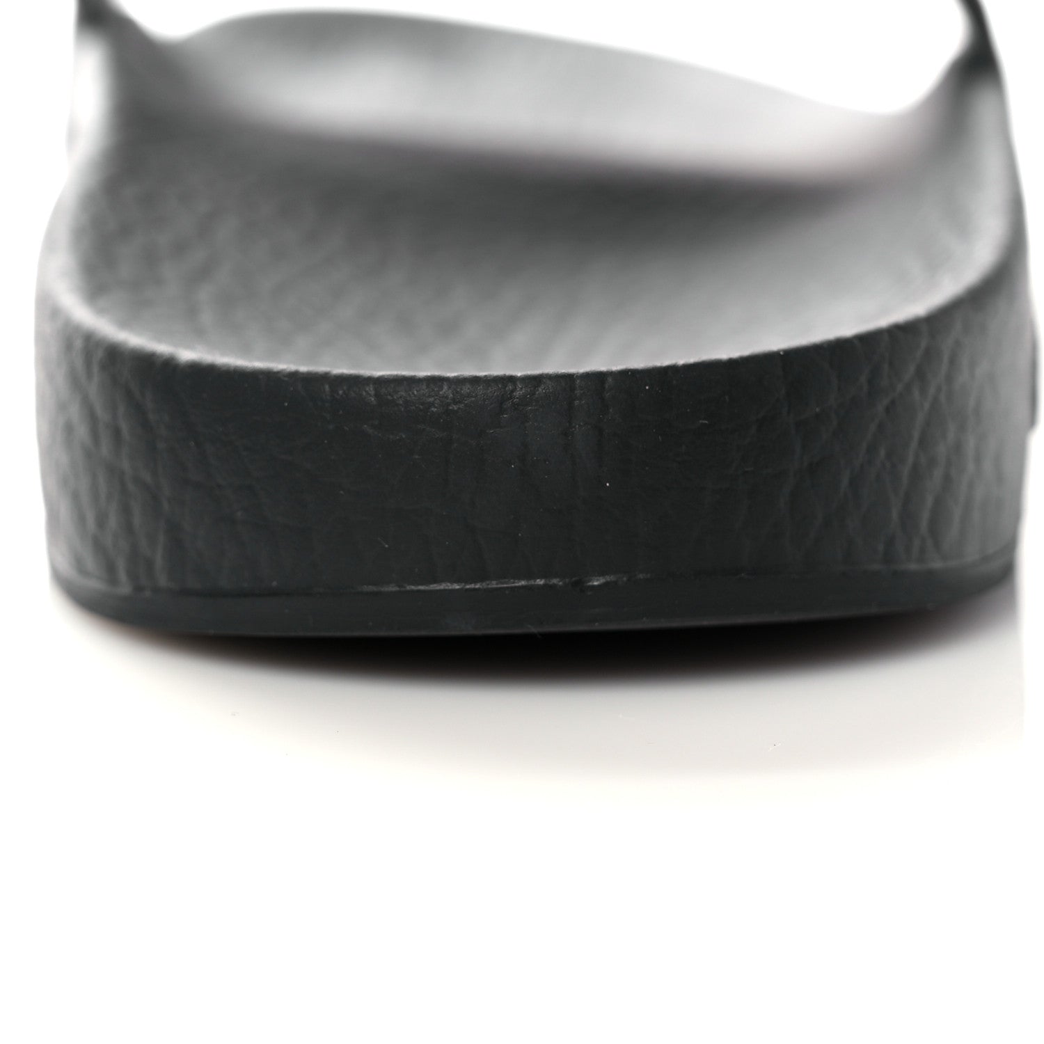 Gucci Rubber Matelasse Womens Slide Sandals 41 Black 7 of 9