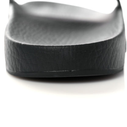 Gucci Rubber Matelasse Womens Slide Sandals 41 Black 7 of 9