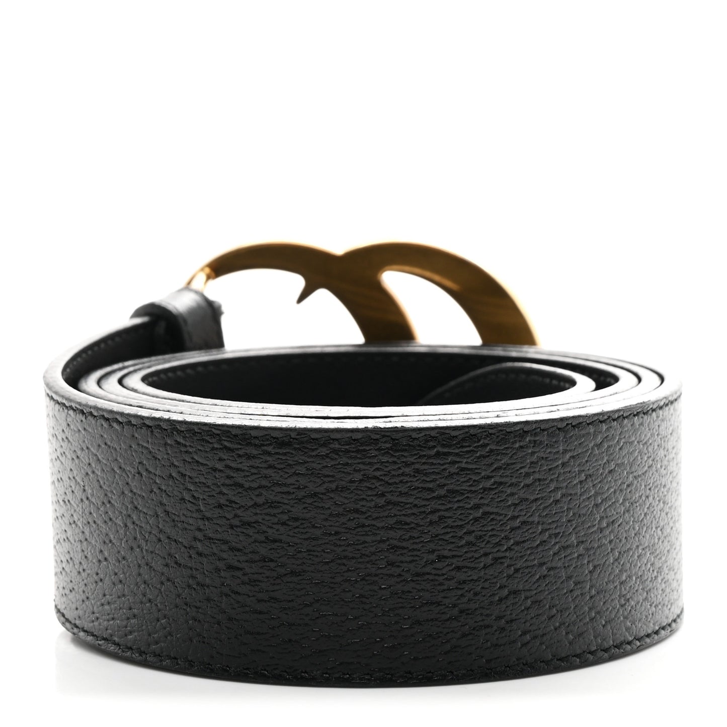 Textured Calfskin Double G 40mm Belt 95 38 Black
