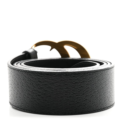 Gucci Textured Calfskin Double G 40mm Belt 95 38 Black 2 of 5