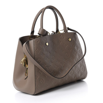 Louis Vuitton Empreinte Montaigne MM Taupe Glace 3 of 10