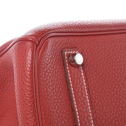 Hermes Togo Horseshoe Birkin 35 Rouge Garance 39 of 42