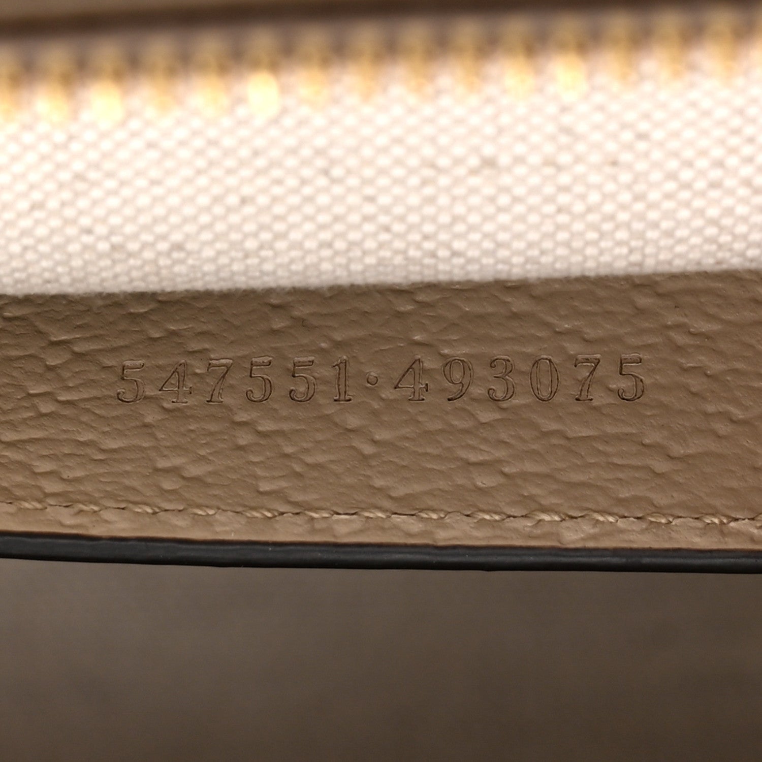 Gucci GG Supreme Monogram Textured Dollar Calfskin Web Small Ophidia Tote Bag Beige Mystic White Oatmeal 7 of 11