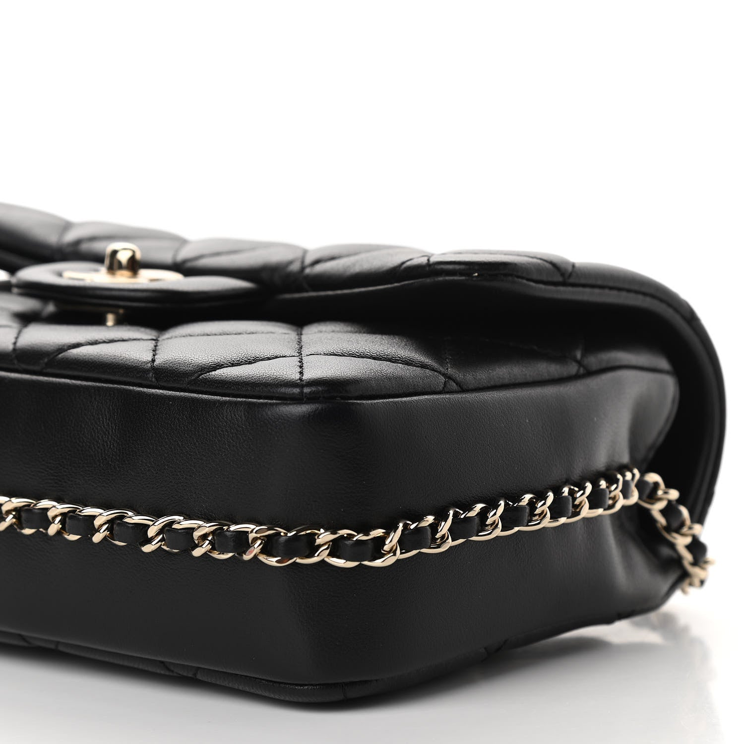 Chanel Lambskin Quilted Small My Precious Flap Black 9 of 11