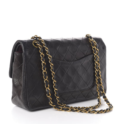 Chanel Lambskin Quilted Medium Double Flap Black 3 of 10