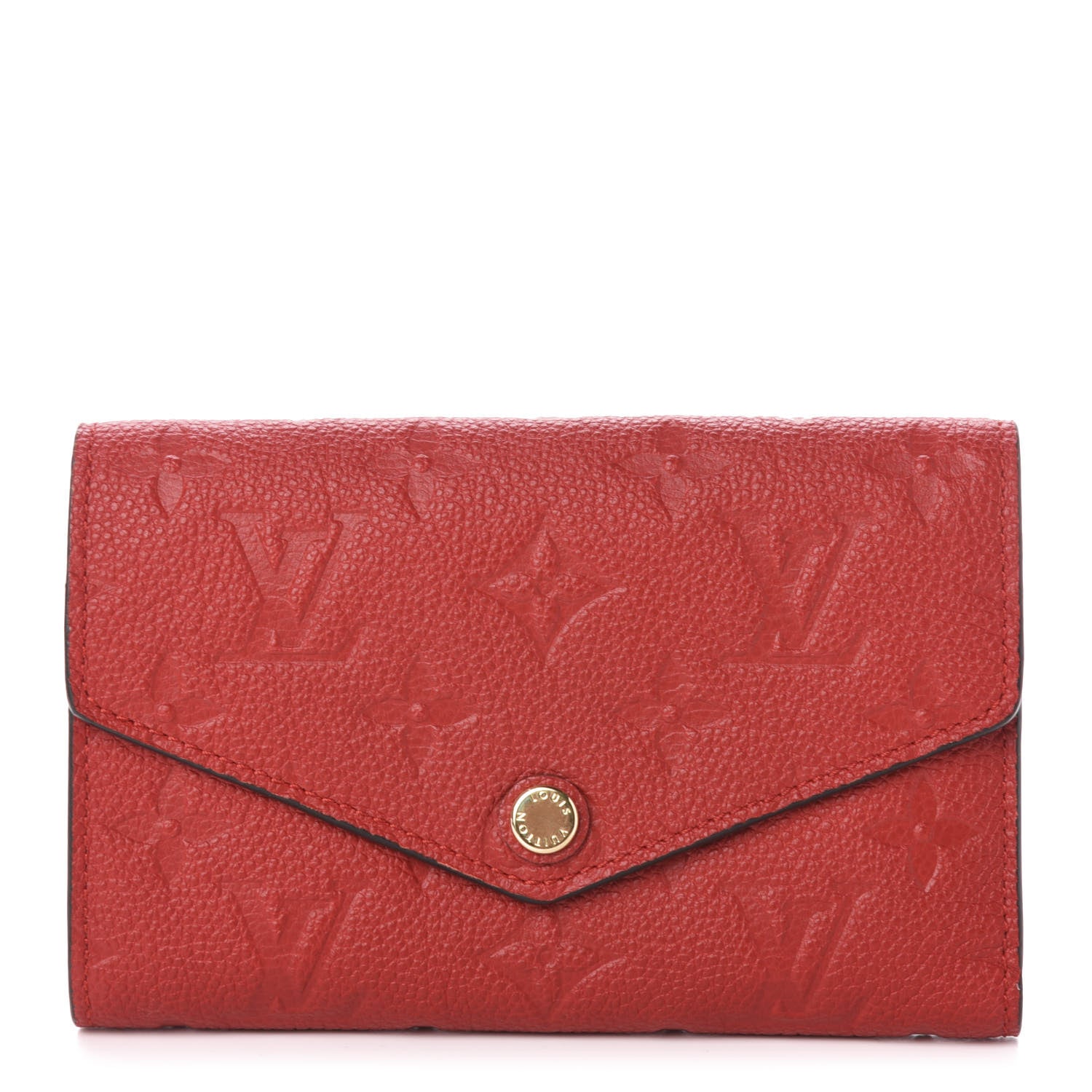 Louis Vuitton Empreinte Compact Curieuse Wallet Cherry 1 of 9