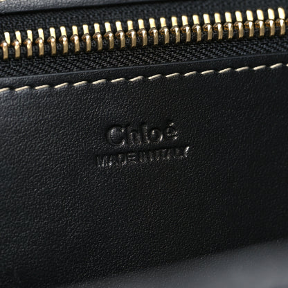 Chloe Felt Shiny Calfskin Medium Woody Ribbon Tote Cashmere Gray 6 of 11