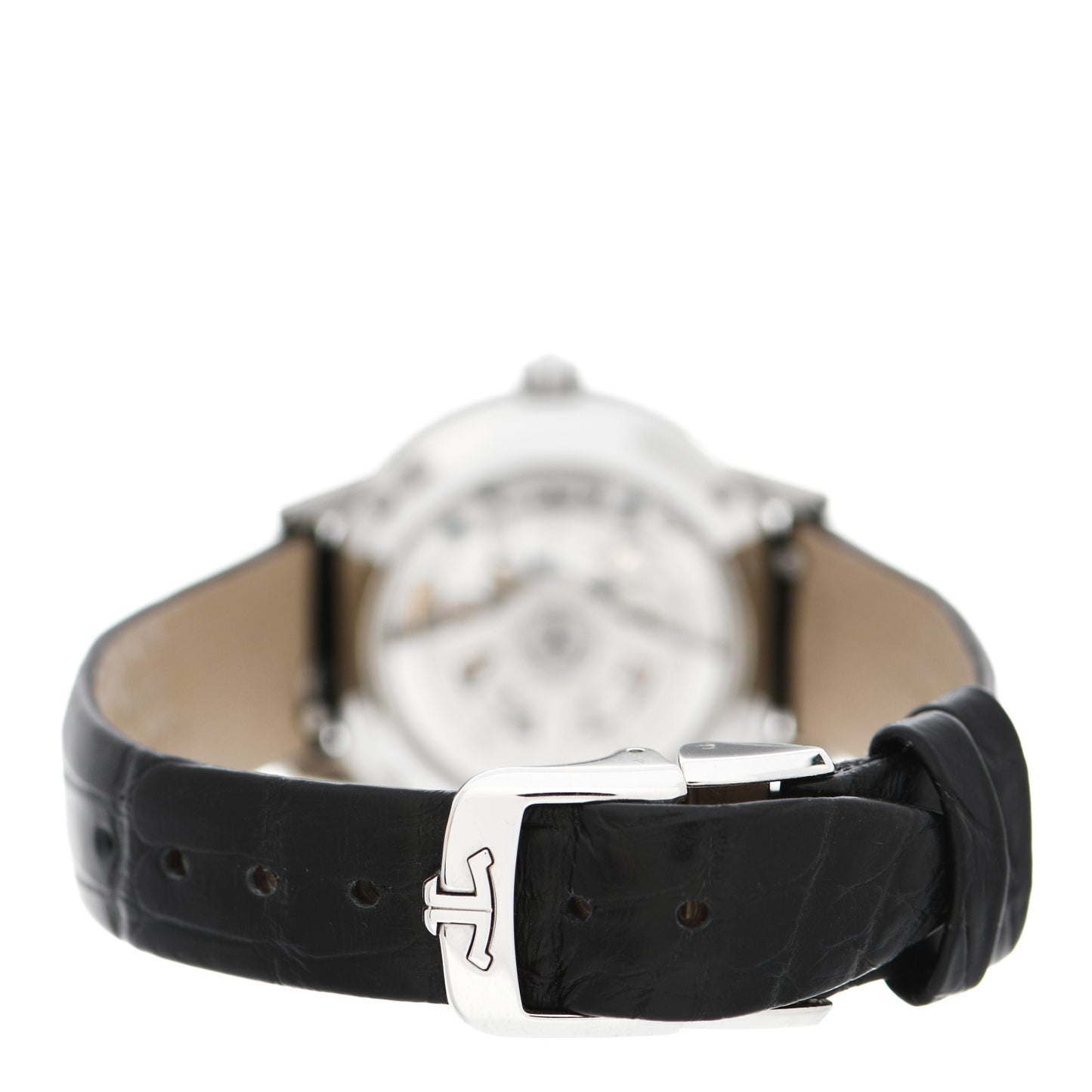 JAEGER LECOULTRE Stainless Steel Alligator Diamond Bezel 29mm Rendez-Vous Classic Day & Night Automatic Watch Q3468421