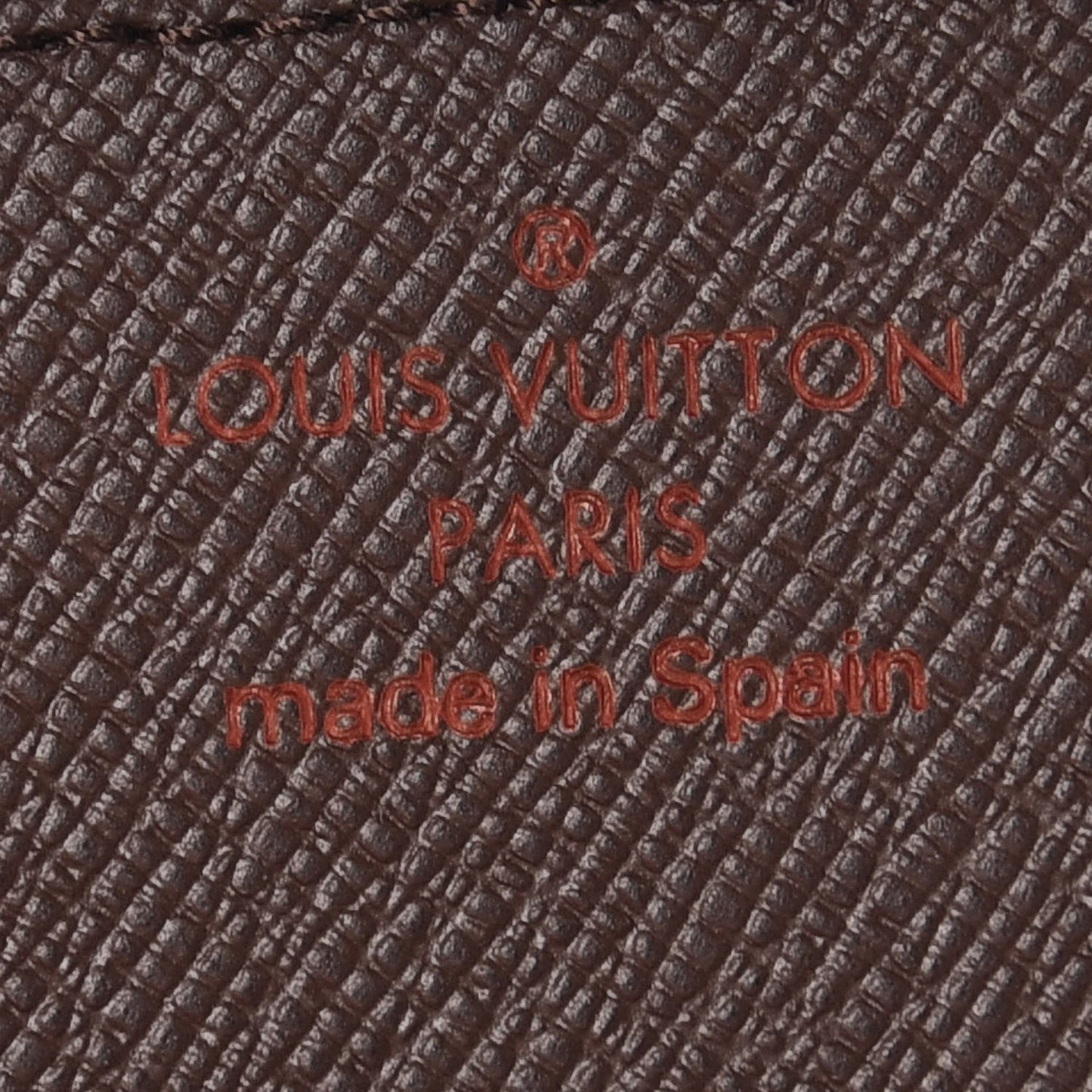 Damier Ebene Business Card Holder