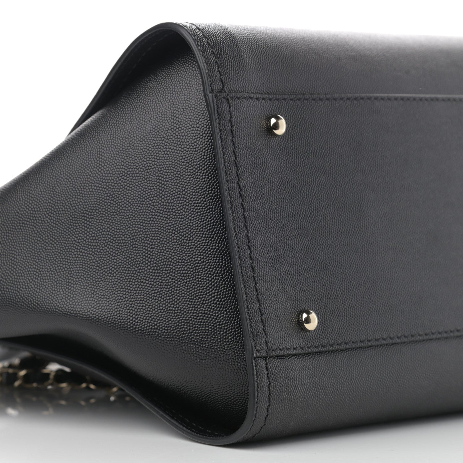 Chanel Caviar Medium Studded Deauville Tote Black 9 of 11
