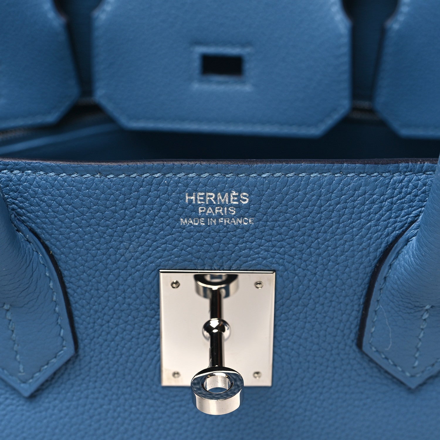Hermes Togo BIRKIN 30 Bleu Azur 6 of 11