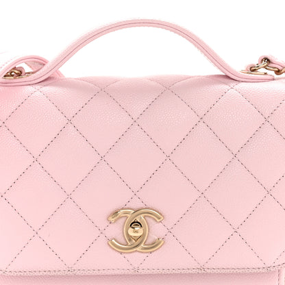 Chanel Caviar Quilted Medium Business Affinity Flap Light Pink 8 of 12