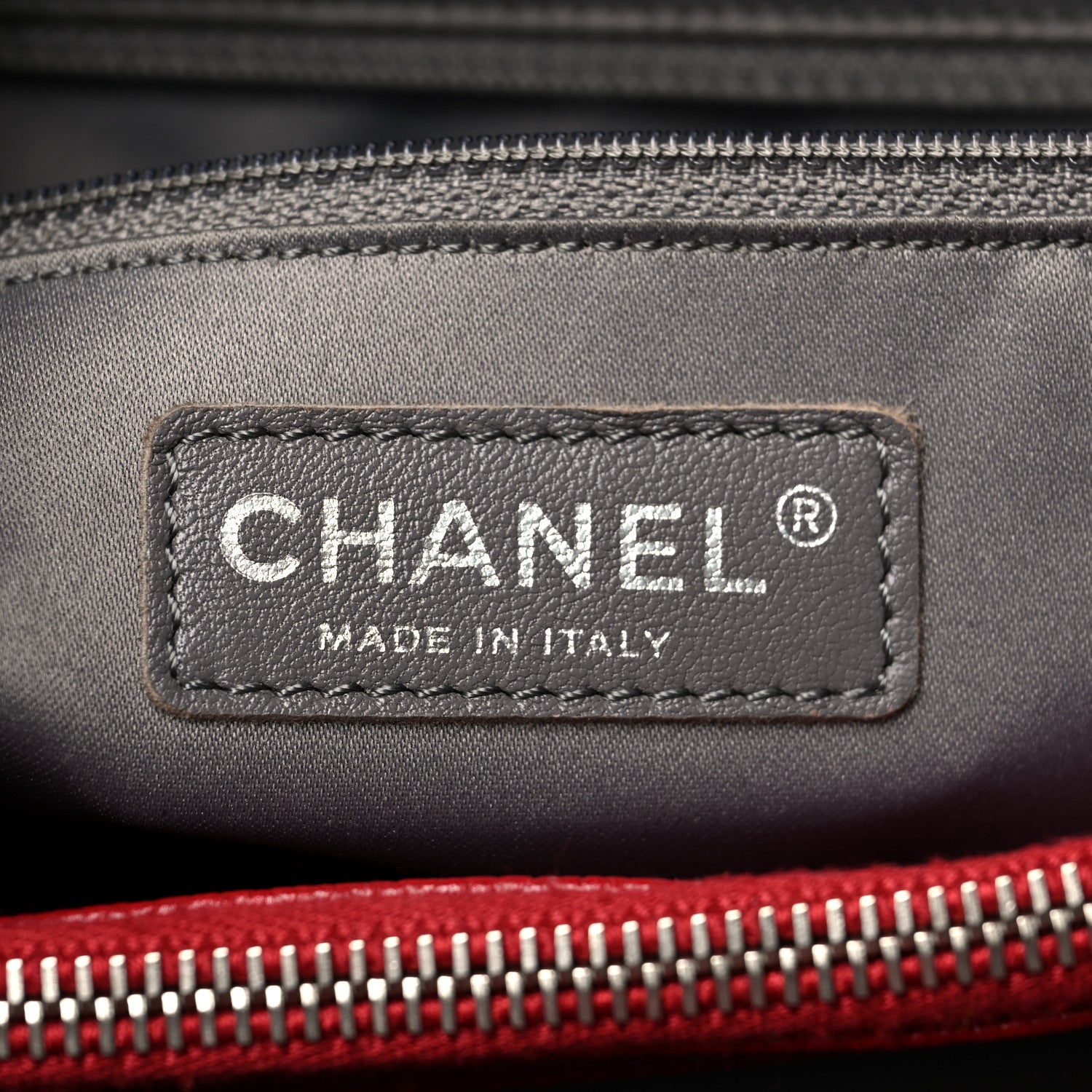 Chanel Caviar Quilted XL Grand Shopping Tote GST Red 6 of 11
