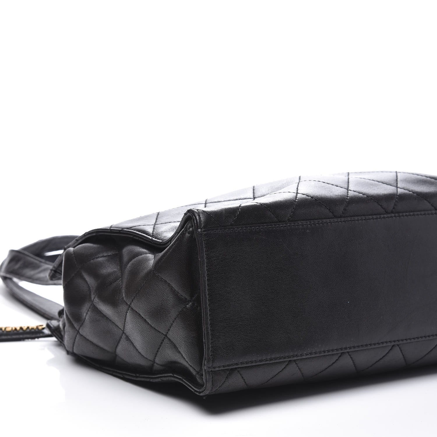 Chanel Lambskin Quilted CC Shoulder Bag Black 5 of 11