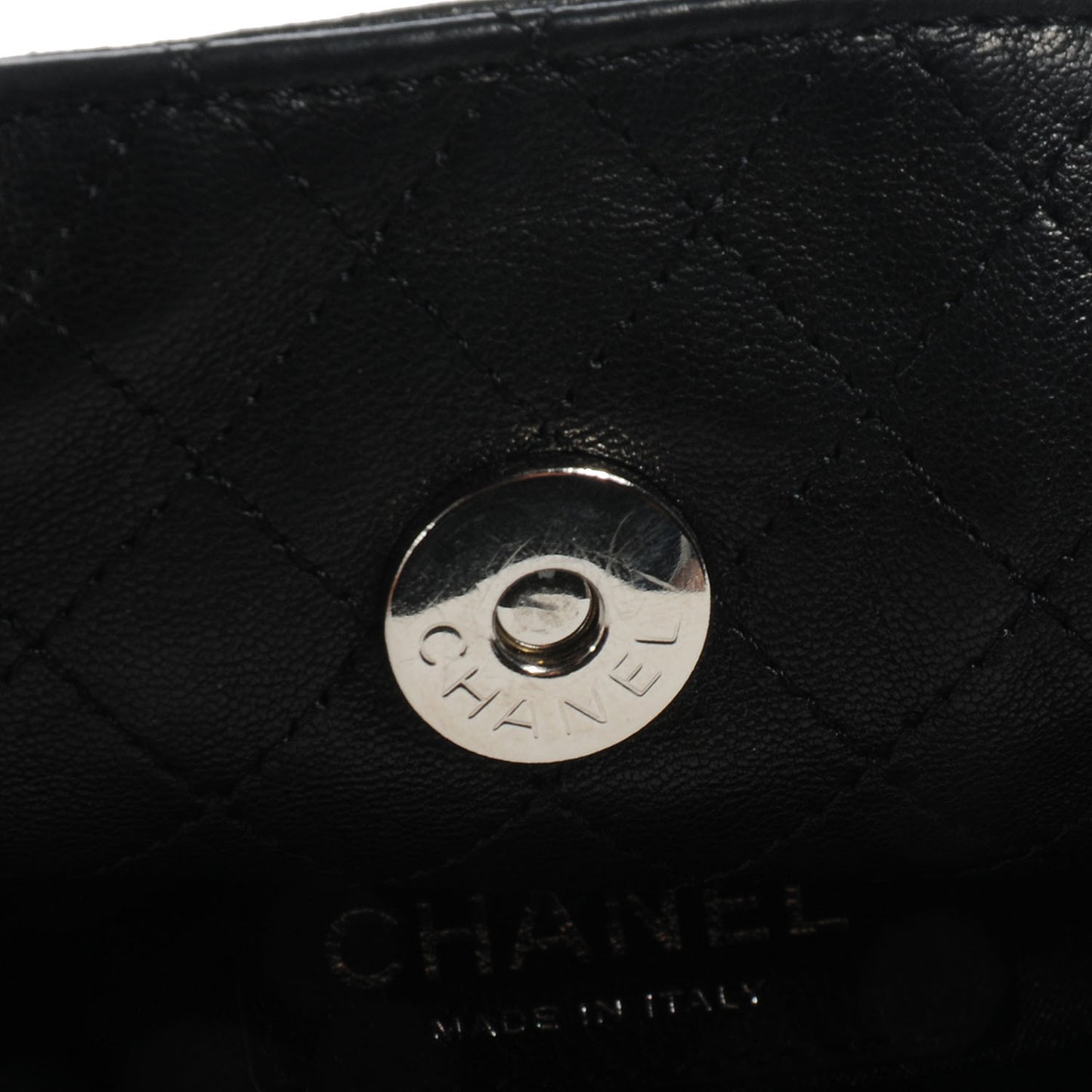 Lambskin Soft and Chain Large Hobo Black
