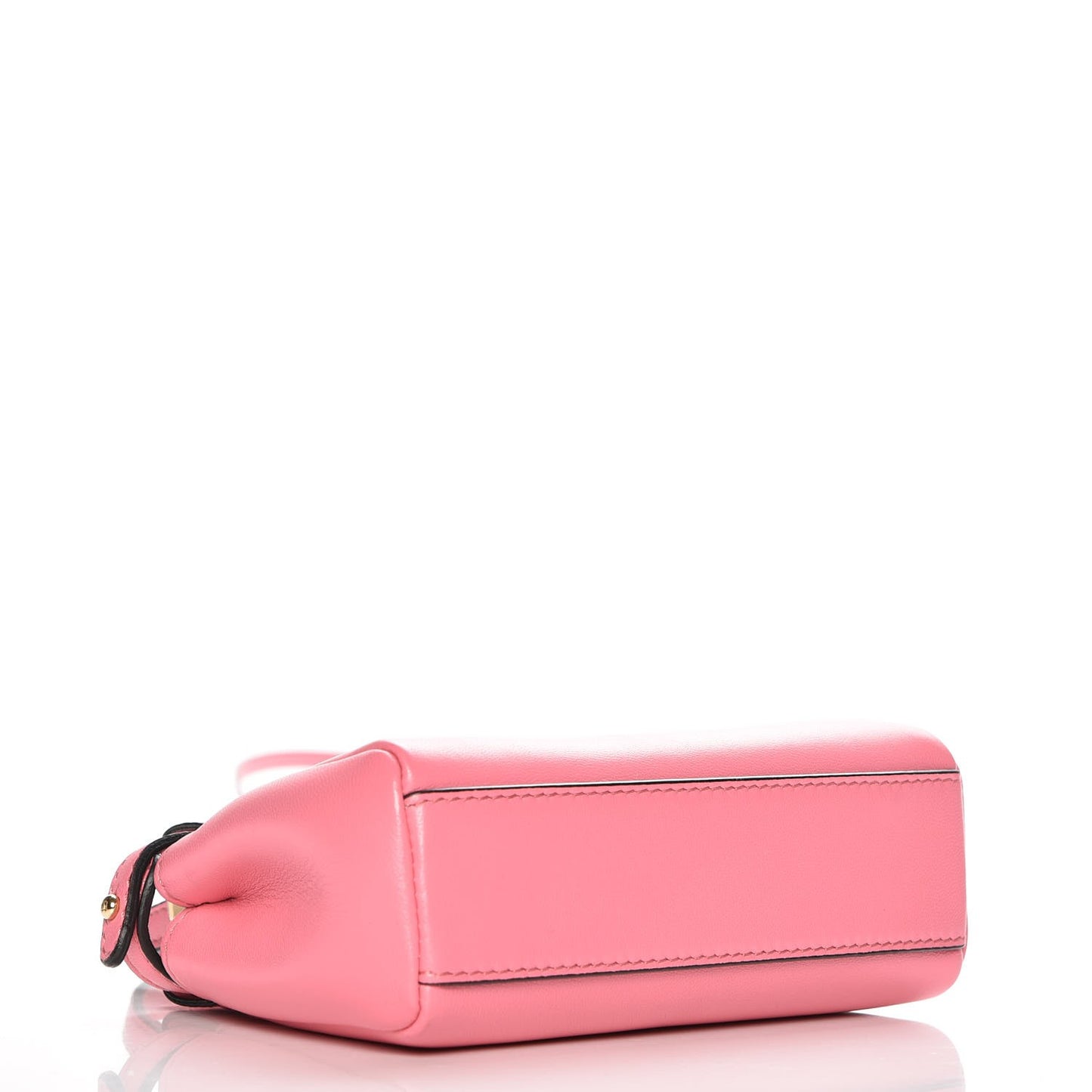 Shiny Nappa Micro Peekaboo Iconic Satchel Rosa Fluo