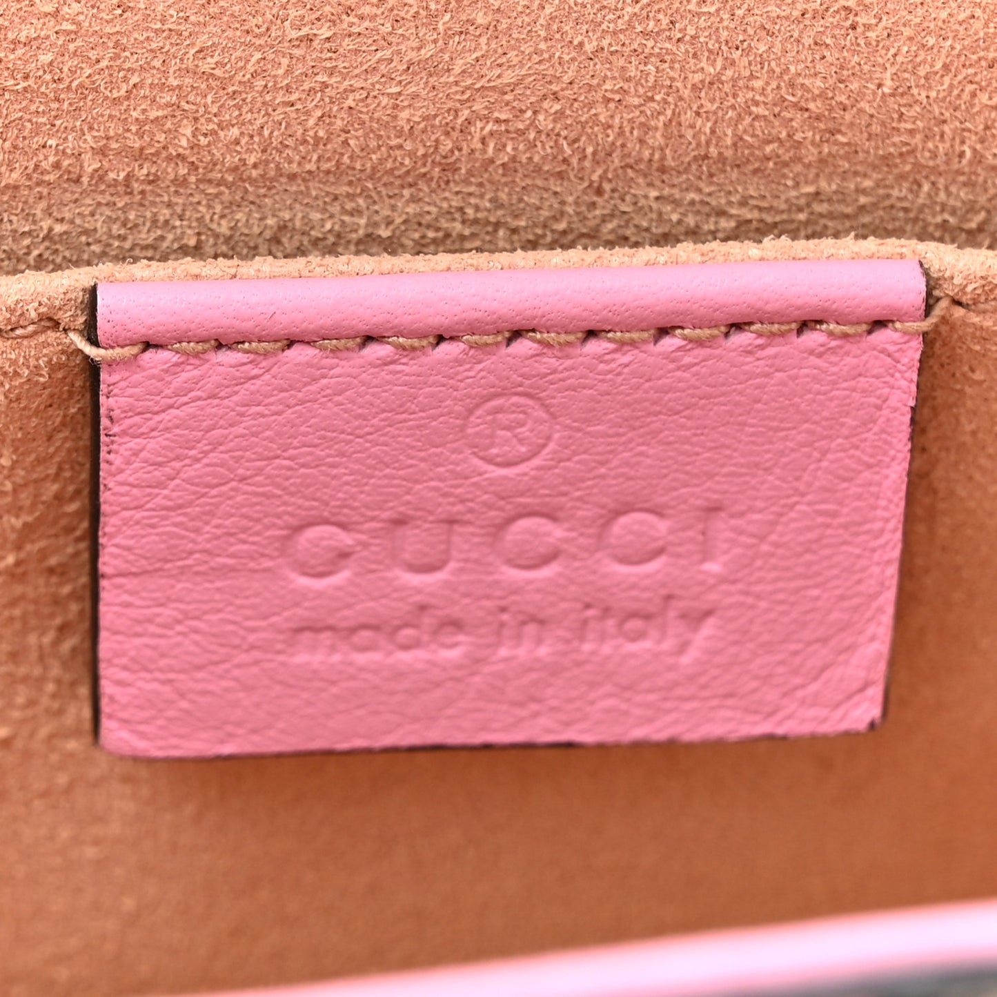 GG Supreme Monogram Strawberry Small Padlock Shoulder Bag