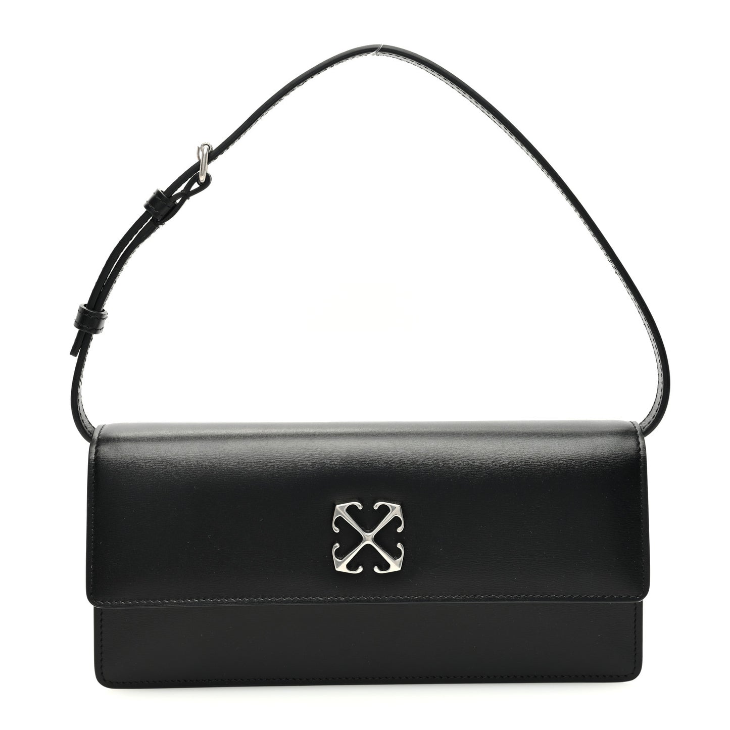 Calfskin Jitney 1.0 Shoulder Bag Black