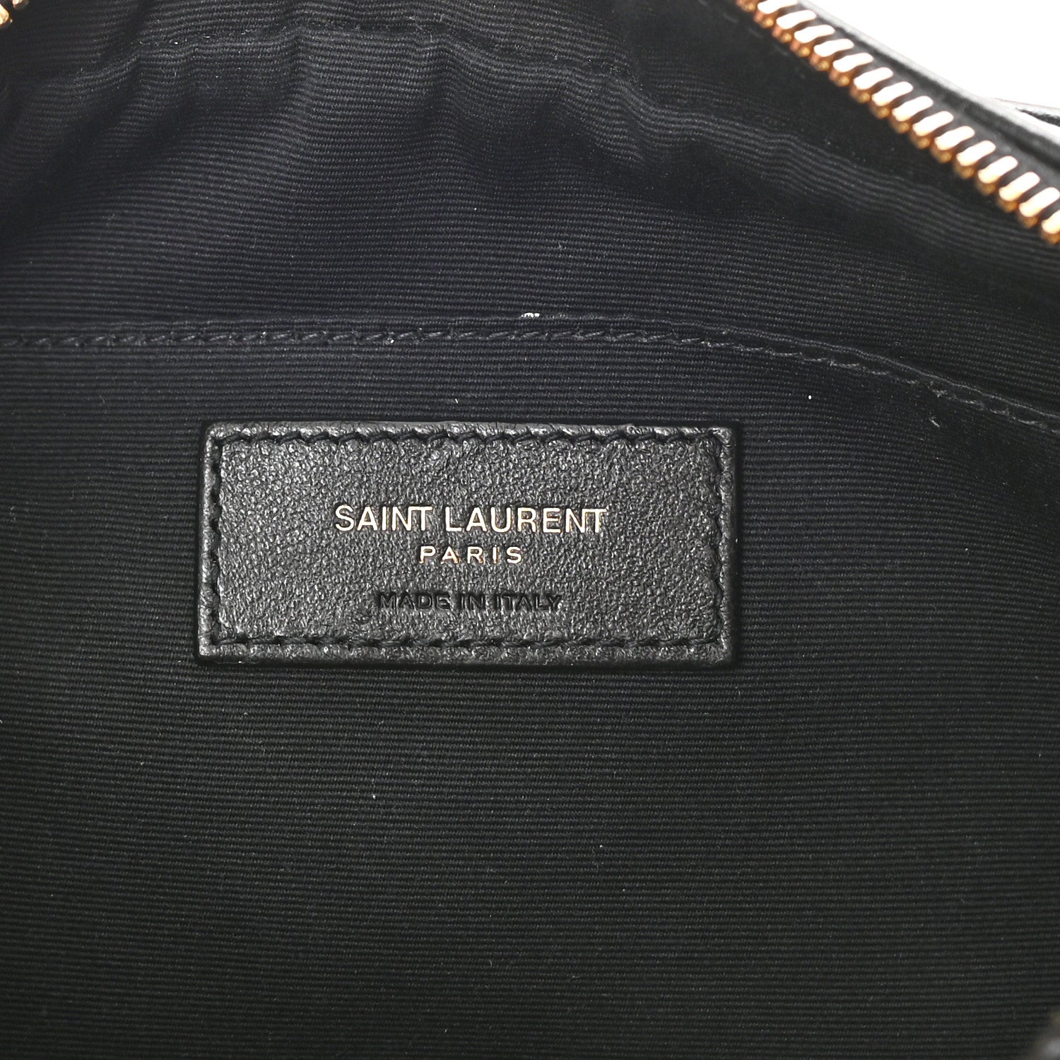 Saint Laurent Calfskin Matelasse Monogram Lou Camera Bag Black 5 of 7
